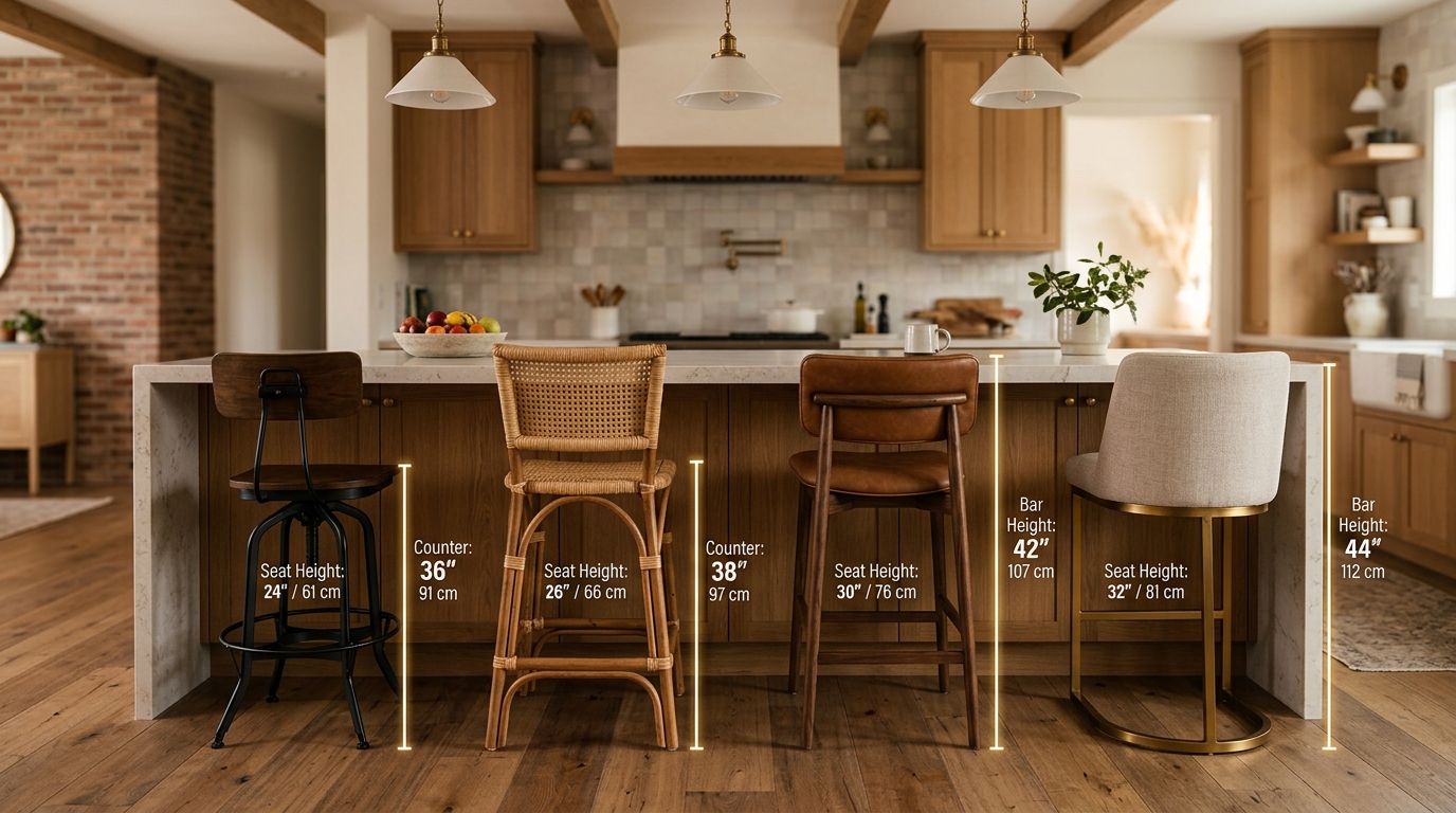 Choosing the Right Bar Stool Height: A Complete Guide