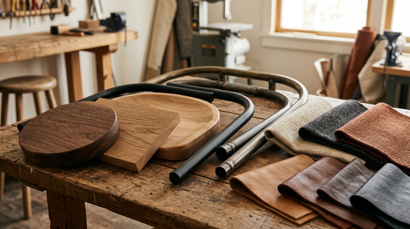 Bar Stool Materials Guide: Metal, Wood, and Upholstery